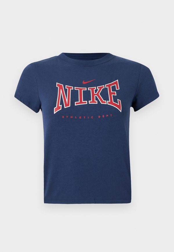 Nike Sportswear CROP LEAGUE TEE - Print T-shirt - midnight navy