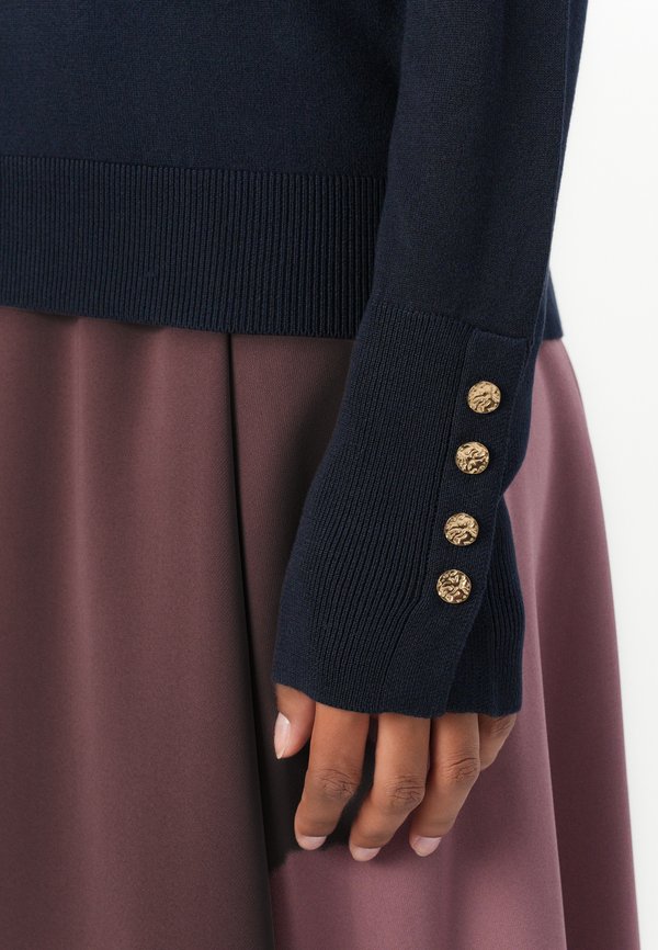 TOM TAILOR CREW NECK WITH BUTTON DETAIL