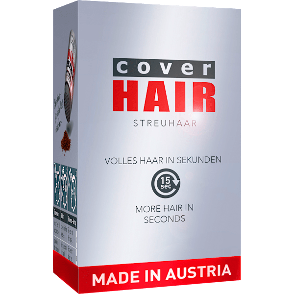 Streuhaar Haarverdichter Dunkelbraun Cover Hair