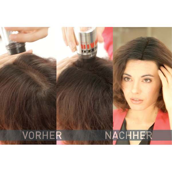 Streuhaar Haarverdichter Dunkelbraun Cover Hair