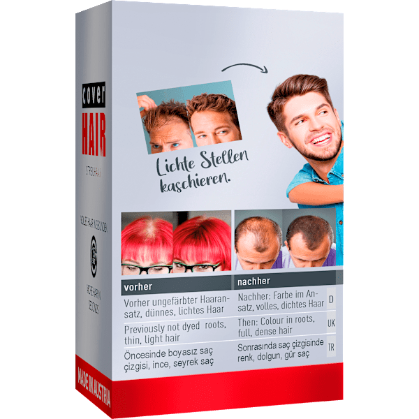 Streuhaar Haarverdichter Schwarz Cover Hair