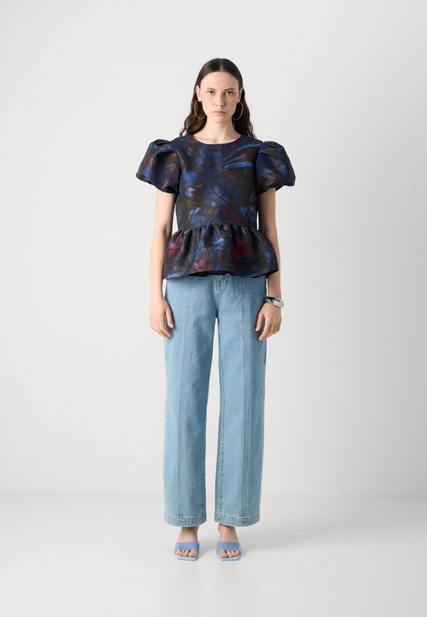 Scotch & Soda CAP SLEEVE WITH PEPLUM