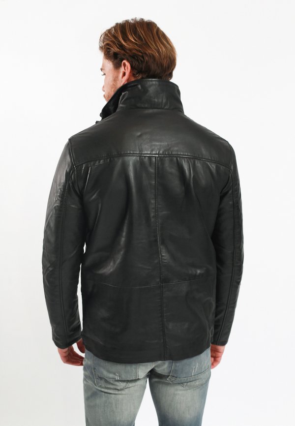 Lee Cooper LONG JACKET WITH COLLAR SHIRT - 2 SPLIT  SIDE POCKETS - FR