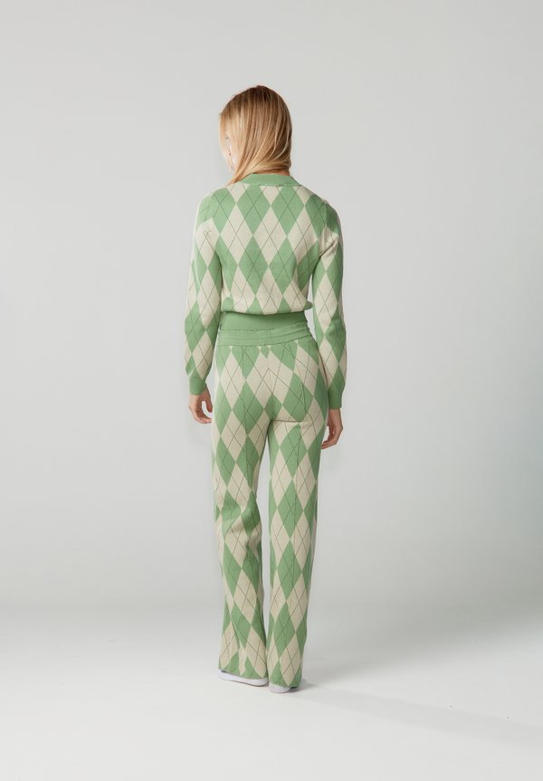 House of Sunny ARGYLE LOUNGE CARDIGAN