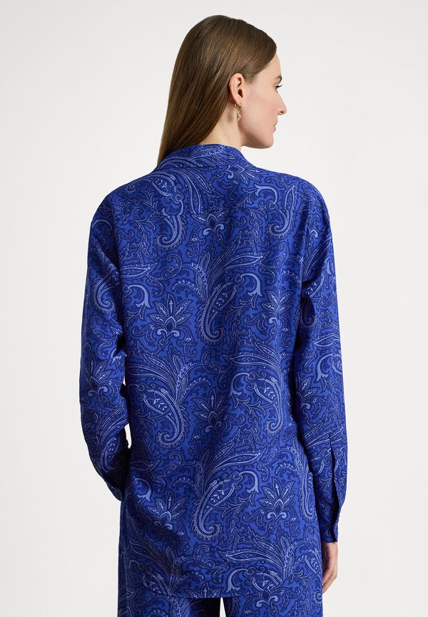 Lauren Ralph Lauren Petite RELAXED FIT PAISLEY CREPE SHIRT
