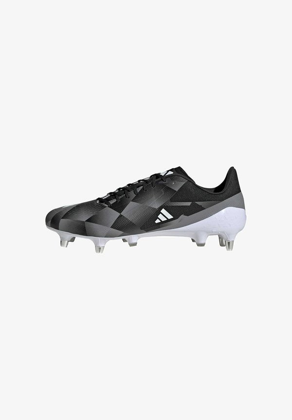 adidas Performance ADIZERO RS15 ULTIMATE RUGBY - Soft-ground football boots - core black/cloud white/grey three