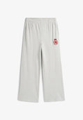 Tommy Hilfiger CREST WIDE JOGGERS - Trousers - light grey heather