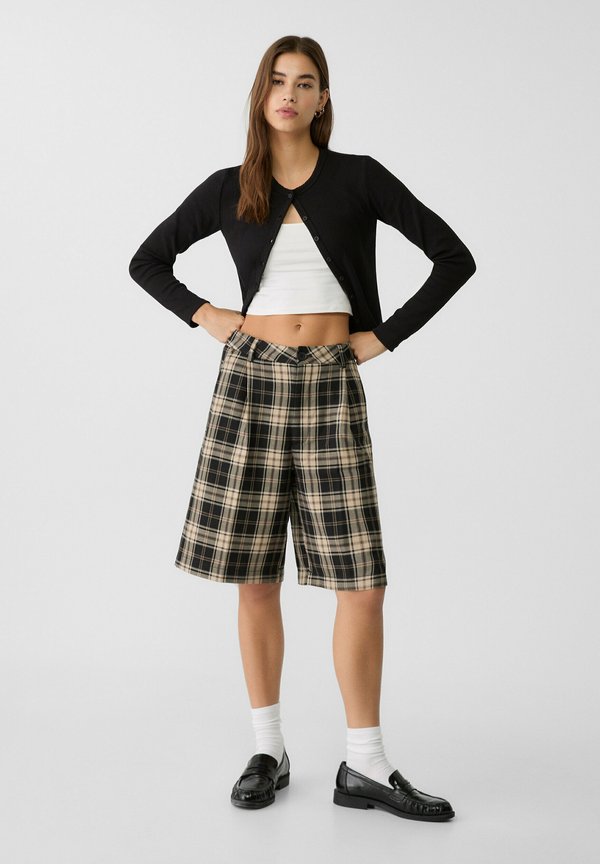 Stradivarius CHECK BERMUDA