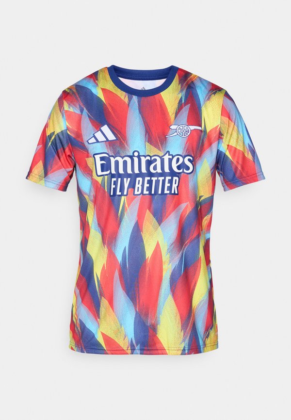 adidas Performance ARSENAL FC 25/26 PRE-MATCH JERSEY - Football jersey - victory blue/pure ruby/bright yellow/bright cyan