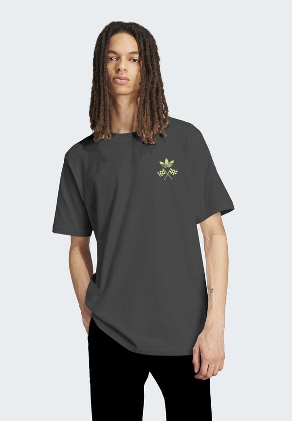 adidas Originals RACING CAR - Print T-shirt - grey six