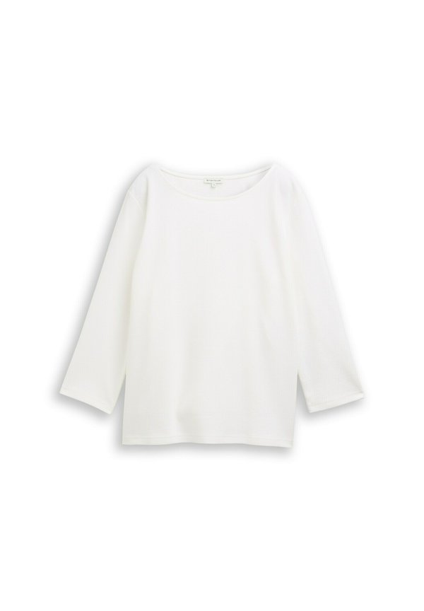 TOM TAILOR TOM TAILOR T-SHIRT LANGARMSHIRT MIT OTTOMAN-STRUKTUR