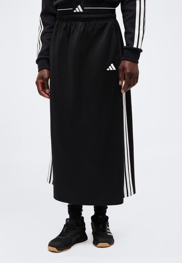 adidas Sportswear HOUSE OF TIRO LONG SKIRT - Sports skirt - black/white