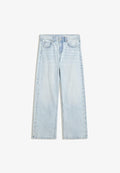 Bershka STARS AND STUDS - BAGGY JEANS - Baggy Jeans - light blue
