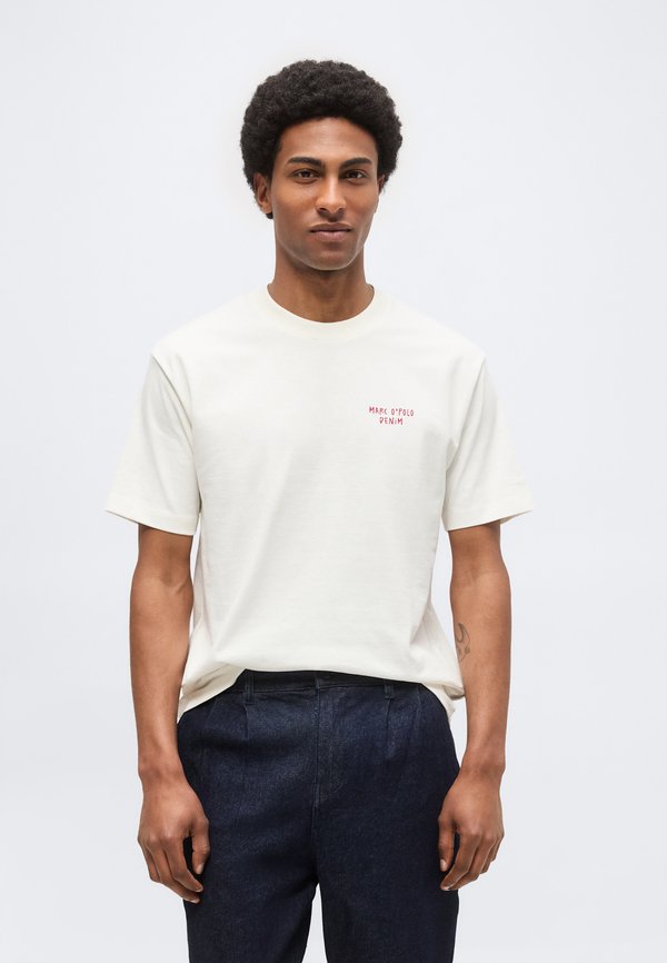 Marc O'Polo DENIM CRAYFISH CAPSULE T-SHIRT, BACKPRINT, RELAXED FIT