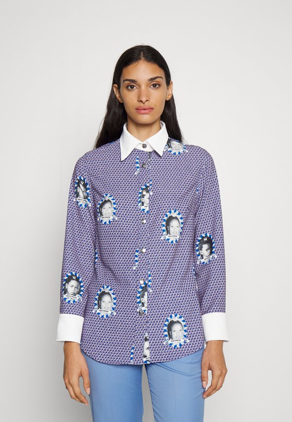 Thebe Magugu MAGUGU HEIRLOOM BLOUSE WHITE COLLAR CUFF