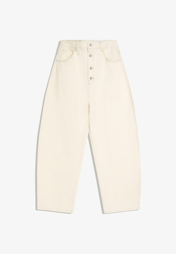 Bershka BARREL  - Baggy Jeans - beige
