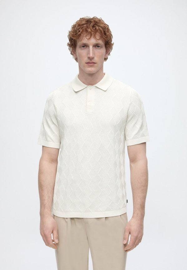 TOM TAILOR OPEN STRUCTURE KNIT POLO