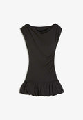Bershka MINI BALLOON  - Day dress - dark grey