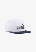 Puma ESSENTIALS NO. 1 LOGO CAP MIT FLACHEM SCHIRM UNISEX - Cap - frosted ivory navy