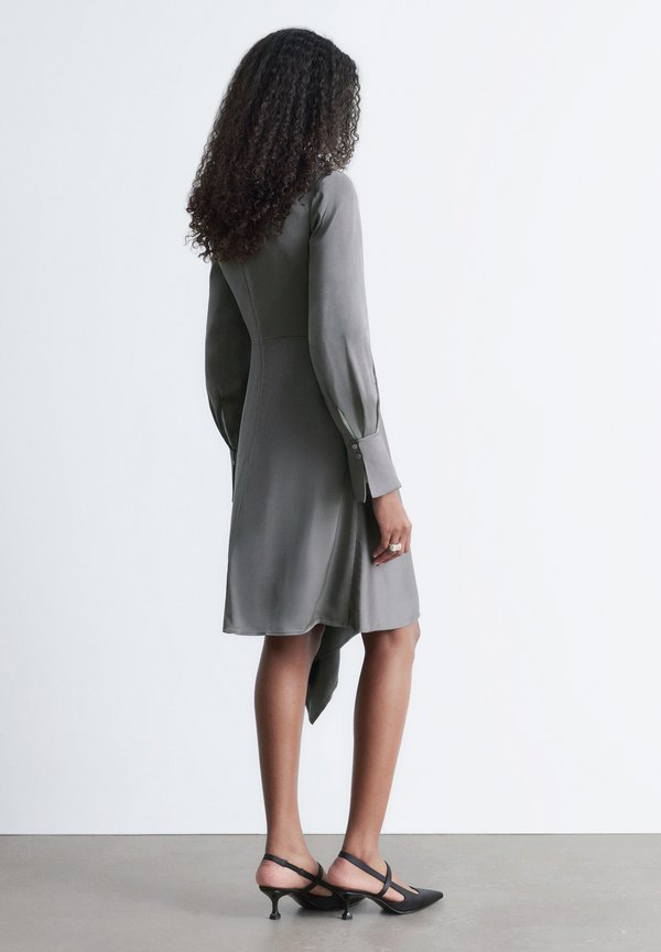 & OTHER STORIES & OTHER STORIES ASYMMETRIC LONG-SLEEVE MINI DRESS