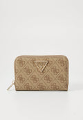 Guess LAUREL ZIP AROUND - Wallet - latte