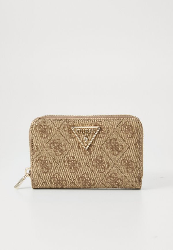 Guess LAUREL ZIP AROUND - Wallet - latte