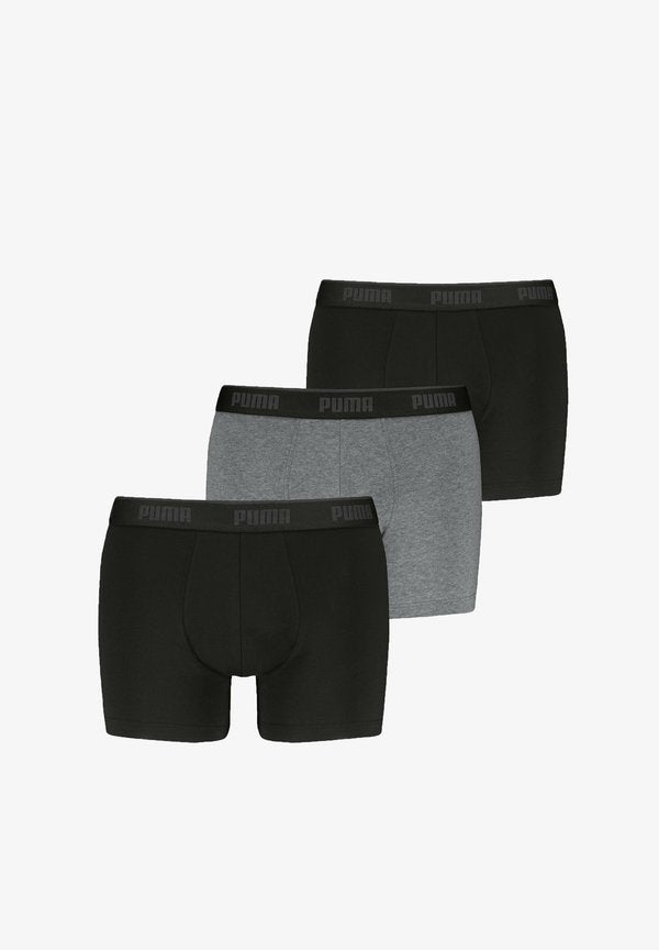 Puma 3ER PACK  - Trunks - schwarz grau