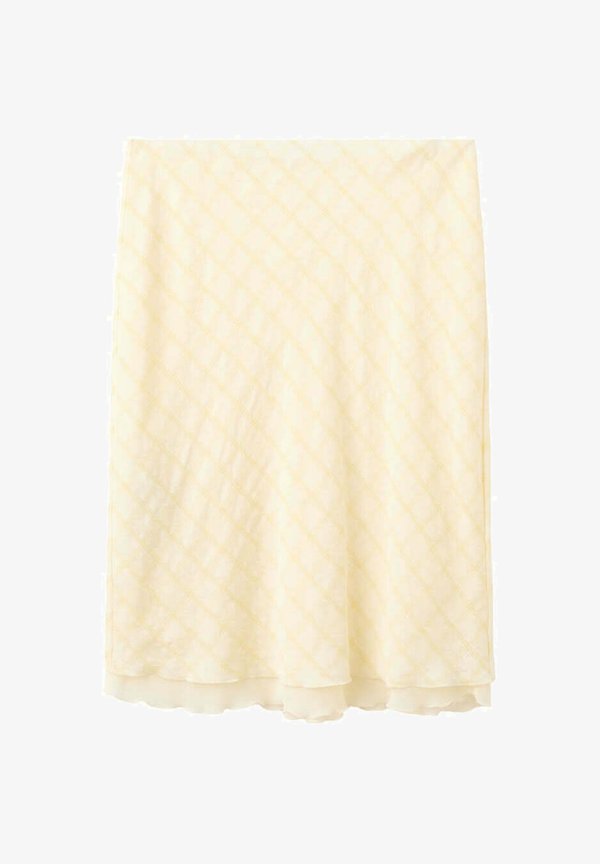 Mango ADULT - A-line skirt - yellow