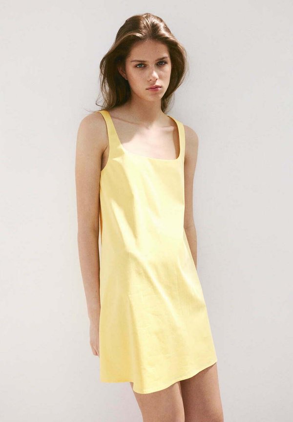 Mango ADULT - Day dress - light yellow