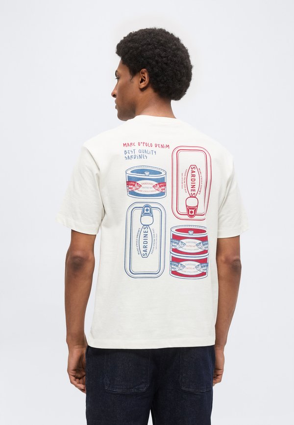 Marc O'Polo DENIM CRAYFISH CAPSULE T-SHIRT, BACKPRINT, RELAXED FIT