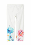 Desigual SPORT FLORAL CROPPED LEGGINGS