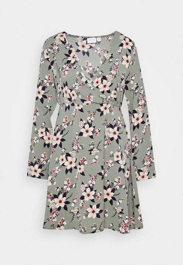 VILA VIJOSE WRAP SHORT DRESS
