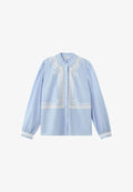 Mango ADULT - Button-down blouse - bleu ciel