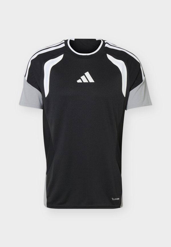 adidas Performance TIRO26 PRO TRAINING - Sports T-shirt - black/light onix/white