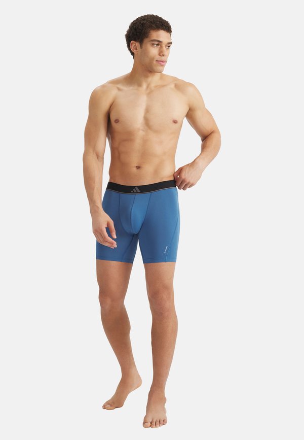 adidas Sportswear BOXER BRIEF 3 PACK - Boxer briefs - hellgrau/schwarz/petrol