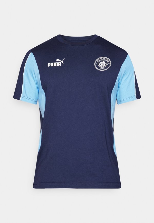 Puma MCFC  - Sports T-shirt - navy/team light blue