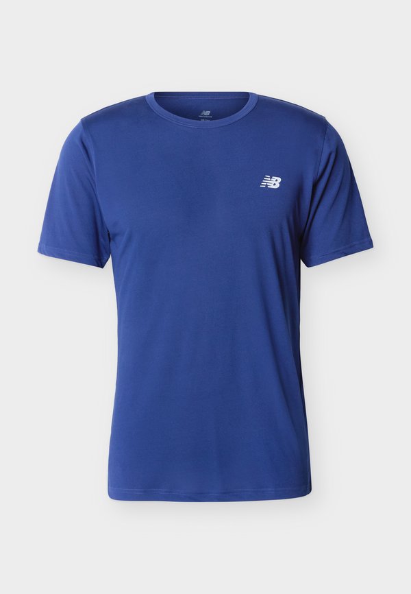 New Balance SPORT ESSENTIALS UTILITY - Sports T-shirt - blue oyster/white