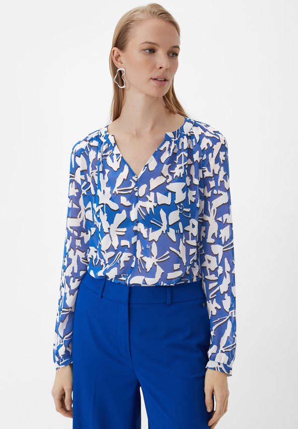 comma BLUSE AUS CHIFFON