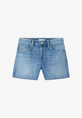 Mango ADULT - Denim shorts - blue