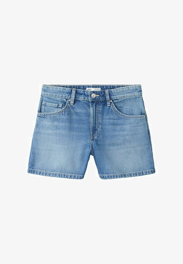 Mango ADULT - Denim shorts - blue