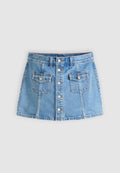 Levi's® BUTTON FRONT SKORT