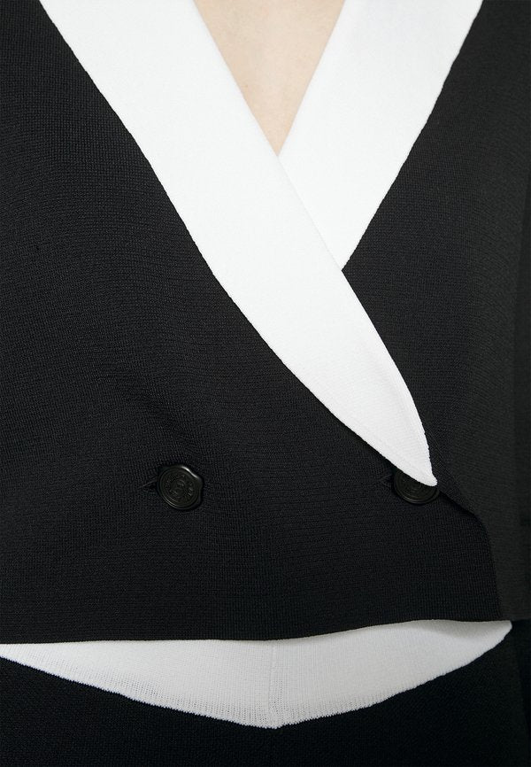 KARL LAGERFELD CROPPED CARDIGAN