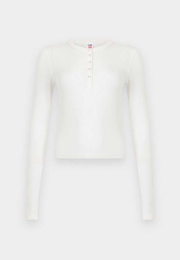 RE/DONE LONG SLEEVE RIBBED HENLEY