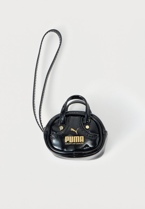 Puma PUMA 1976 GRIP BAG KEYCHAIN UNISEX - Handbag - black/archive gold coloured