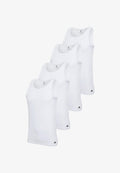 adidas Sportswear 4 PACK - Undershirt - weiß