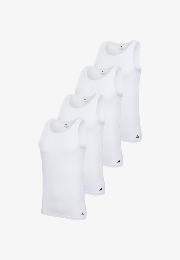 adidas Sportswear 4 PACK - Undershirt - weiß
