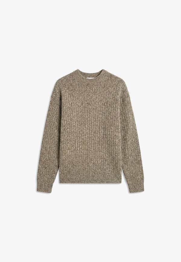 Calvin Klein Jeans Jumper - olive night mouline