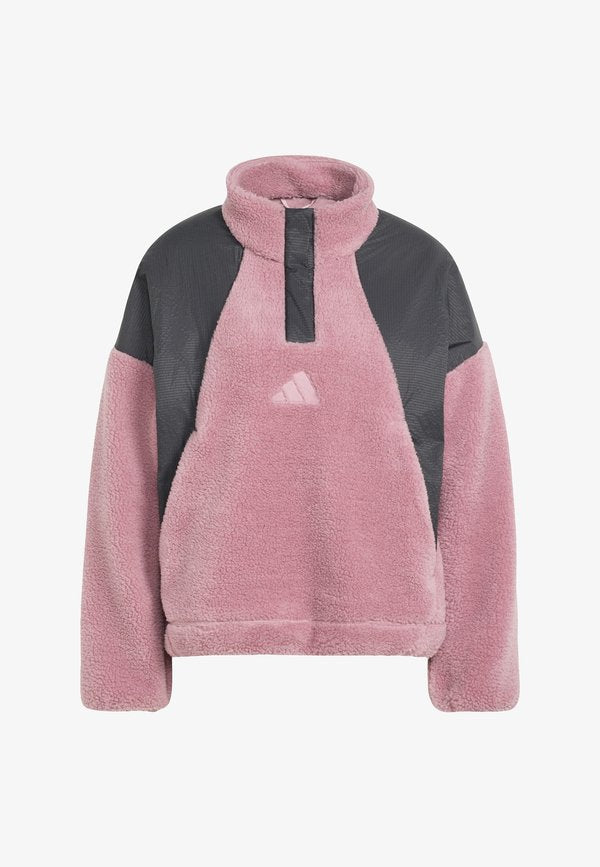 adidas Sportswear ADIDAS SPORTSWEAR TERREX XPLORIC CLIMAWARM HIGH PILE SNAP PULLOVER - Fleece jumper - magic mauve