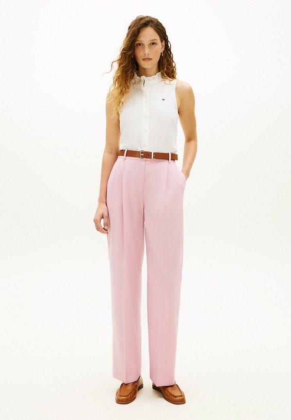 Tommy Hilfiger TIMELESS WOOL BLEND RELAXED STRAIGHT TROUSERS