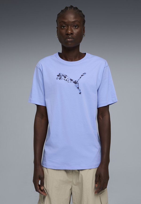 Puma GRAPHIC ANIMAL TEE - Print T-shirt - intense lavender